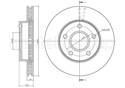 Brake Disc CIFAM 800-120