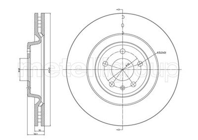 Brake Disc CIFAM 800-1250C