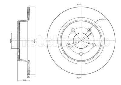 Brake Disc CIFAM 800-1251C
