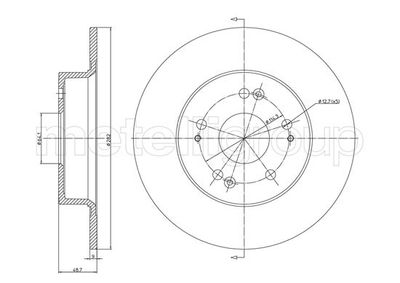 Brake Disc CIFAM 800-1330C