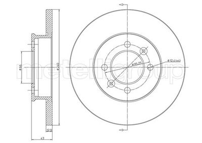 Brake Disc CIFAM 800-136