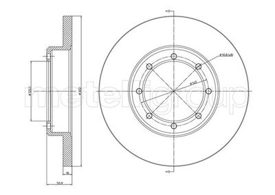 Brake Disc CIFAM 800-1385C