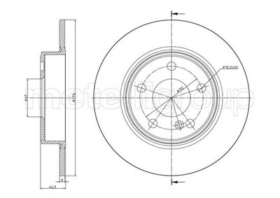 Brake Disc CIFAM 800-1437C