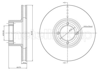 Brake Disc CIFAM 800-164