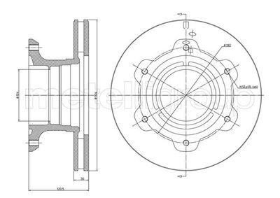 Brake Disc CIFAM 800-1678
