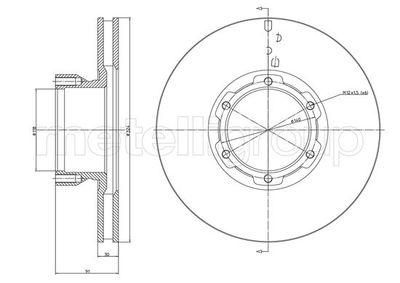 Brake Disc CIFAM 800-1714