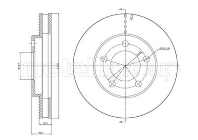 Brake Disc CIFAM 800-1720C