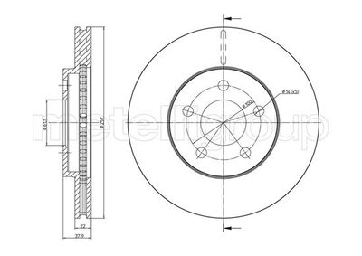 Brake Disc CIFAM 800-1725C