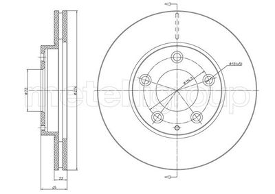 Brake Disc CIFAM 800-1737C