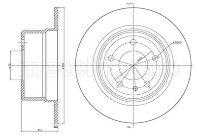 Brake Disc CIFAM 800-1738C