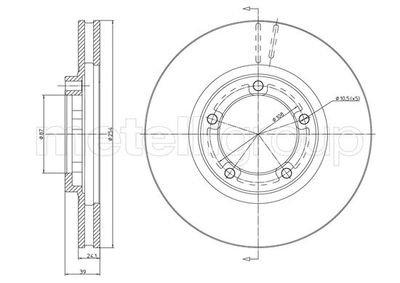 Brake Disc CIFAM 800-1748