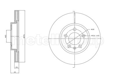 Brake Disc CIFAM 800-1842C