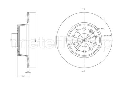 Brake Disc CIFAM 800-1863C