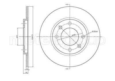 Brake Disc CIFAM 800-216