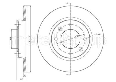 Brake Disc CIFAM 800-217