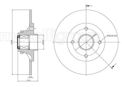 Brake Disc CIFAM 800-236