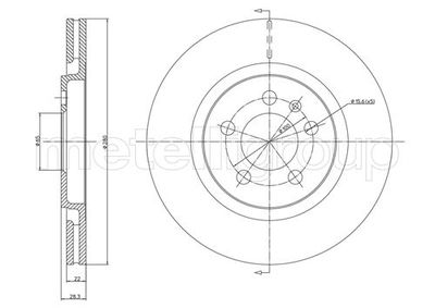 Brake Disc CIFAM 800-242