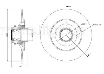 Brake Disc CIFAM 800-243