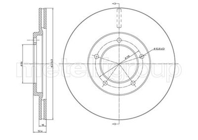 Brake Disc CIFAM 800-244