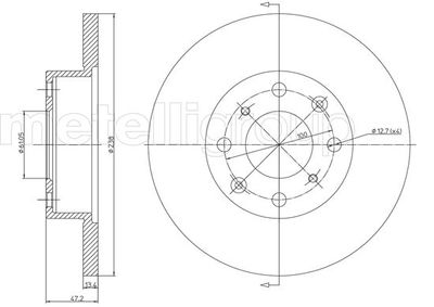 Brake Disc CIFAM 800-268