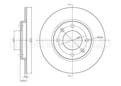 Brake Disc CIFAM 800-271