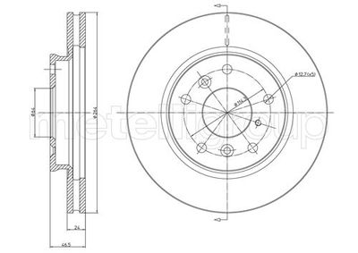 Brake Disc CIFAM 800-274
