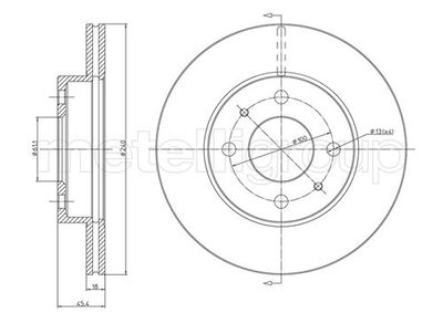 Brake Disc CIFAM 800-282