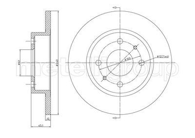 Brake Disc CIFAM 800-301