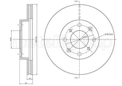 Brake Disc CIFAM 800-306
