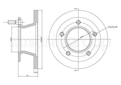 Brake Disc CIFAM 800-308