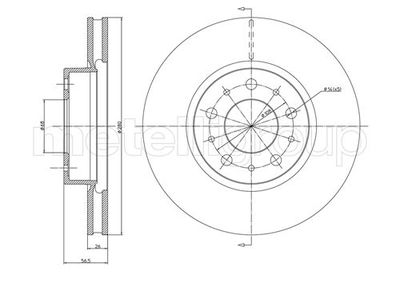 Brake Disc CIFAM 800-310