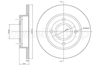 Brake Disc CIFAM 800-377