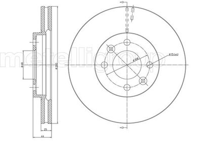 Brake Disc CIFAM 800-381