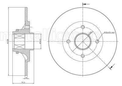 Brake Disc CIFAM 800-384
