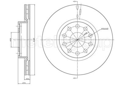 Brake Disc CIFAM 800-408