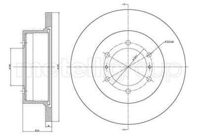 Brake Disc CIFAM 800-464