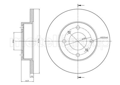 Brake Disc CIFAM 800-478