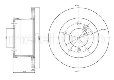 Brake Disc CIFAM 800-492
