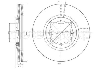Brake Disc CIFAM 800-497