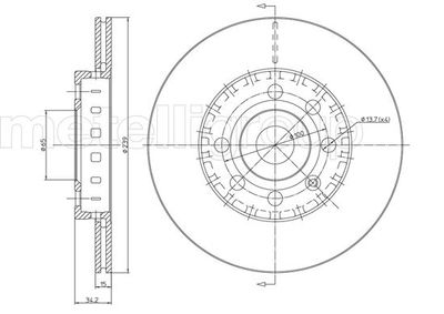 Brake Disc CIFAM 800-526