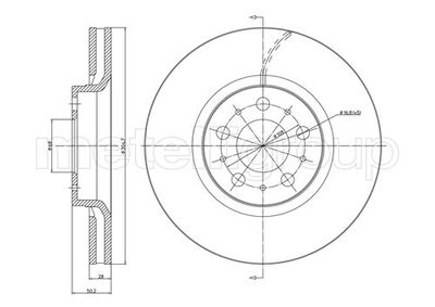 Brake Disc CIFAM 800-561C