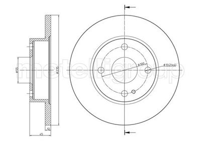 Brake Disc CIFAM 800-620