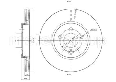 Brake Disc CIFAM 800-643