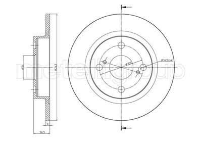 Brake Disc CIFAM 800-648