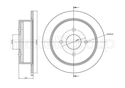 Brake Disc CIFAM 800-649