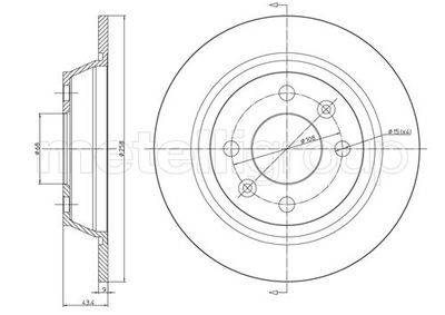 Brake Disc CIFAM 800-669