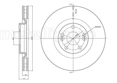 Brake Disc CIFAM 800-678