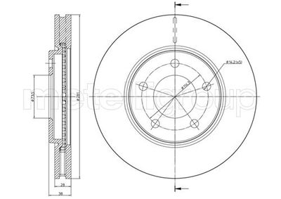Brake Disc CIFAM 800-689C