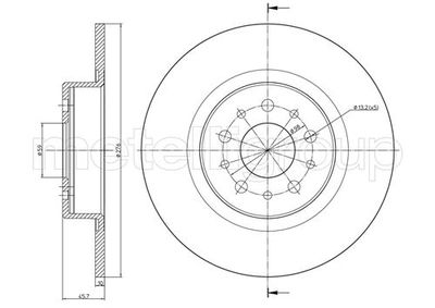 Brake Disc CIFAM 800-698C