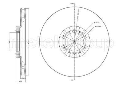 Brake Disc CIFAM 800-709